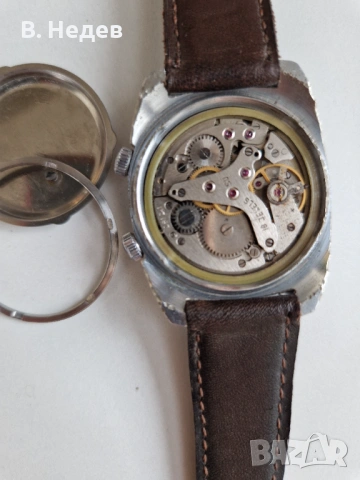 POLJOT Alarm; Полет звънец, кал 2612.1, СССР, т. кафяв ЦБ!, снимка 5 - Мъжки - 54083092