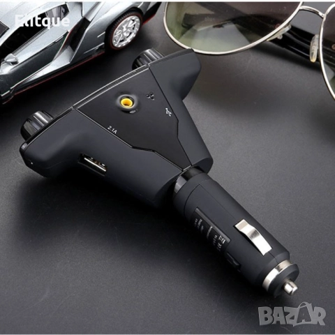 Многофункционален предавател за кола, Bluetooth плейър, mp3, зарядно, снимка 4 - Друга електроника - 52716400