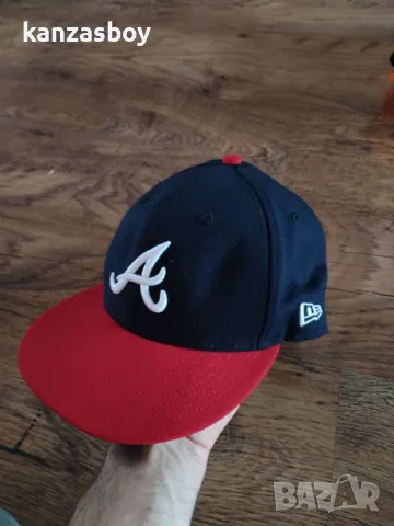 new era atlanta braves hat - страхотна мъжка шапка КАТО НОВА, снимка 6 - Шапки - 50258312