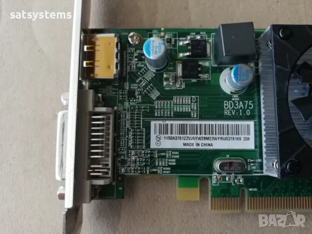 Видео карта AMD Radeon Lenovo HD 7450 1GB GDDR3 64bit PCI-E, снимка 6 - Видеокарти - 48088855