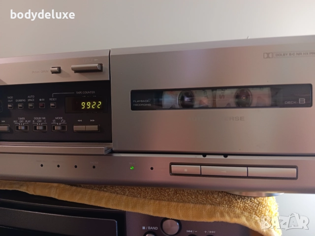 ONKYO K-100 двукасетъчен риверсивен дек, снимка 4 - Декове - 51651242