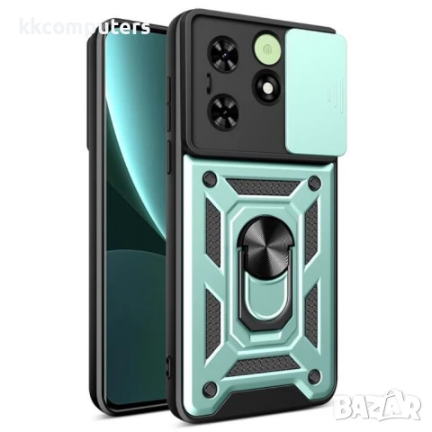 TECNO Spark Go 2024 4G / Spark 20 / Spark 20C / Pop 8 Удароустойчив Ring Holder Калъф и Протектор, снимка 6 - Калъфи, кейсове - 50952144