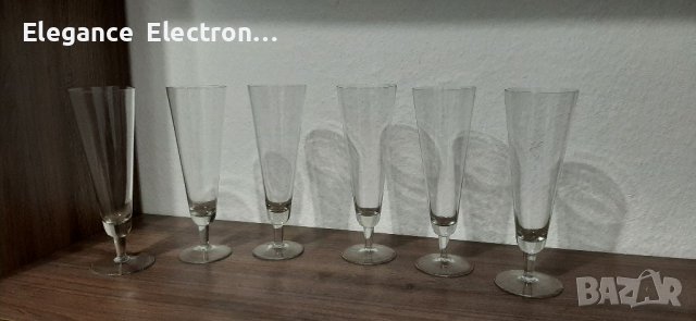 6бр. Чаши  за Шампанско  23см, снимка 3 - Чаши - 38099797