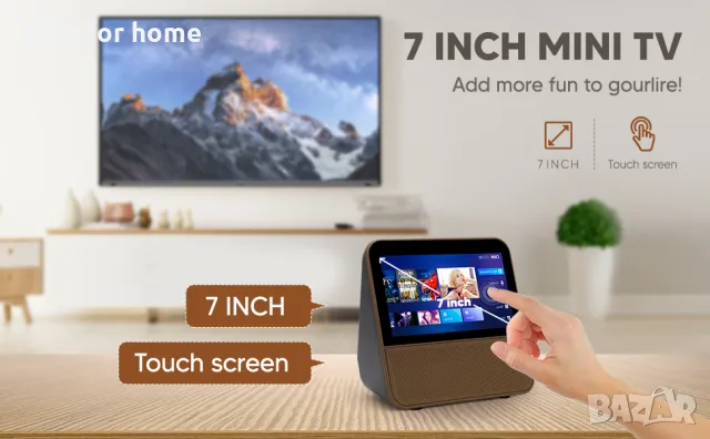 Преносим телевизор- мултимедия HassoKon, DVB-T2 , DAB+, FM, USB мултимедийно, акумулатор, снимка 17 - Телевизори - 50172964