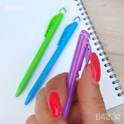 3021 Химикалка с копче Cello Sleek, синьо мастило, снимка 2 - Ученически пособия, канцеларски материали - 37818190