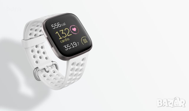 Смарт часовник Fitbit Versa 2,Розов,(включени S и L ленти)сърдечен ритъм, музика, вградена Alexa, пр, снимка 12 - Смарт гривни - 40420172