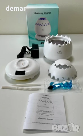 Ултразвуков почистващ апарат с UV-C светлина, 45kHz, 4 режима, подвижен резервоар, снимка 10 - Други - 51272176