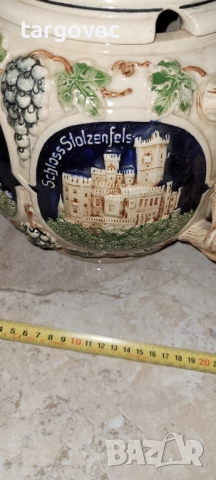 разкошен старинен немски супник, снимка 2 - Антикварни и старинни предмети - 52518733