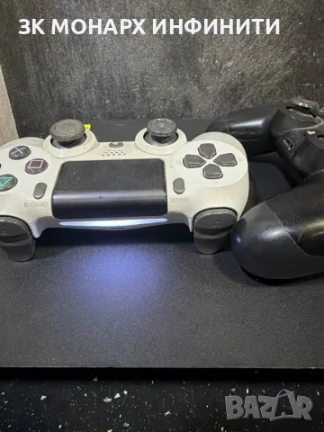 Конзола Sony Playstation 4 Slim / 500GB / + два джойстика / +HDMI и захранващ кабел, снимка 6 - PlayStation конзоли - 56203891