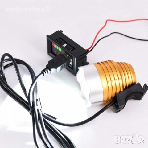 Волтметър 12V, индикатор за ниво на батерията + 2 x USB 5V/2A, снимка 4 - Аксесоари и консумативи - 29193024