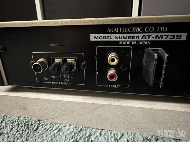 AKAI AT-M739 Tuner Тунер , снимка 5 - Ресийвъри, усилватели, смесителни пултове - 53973280