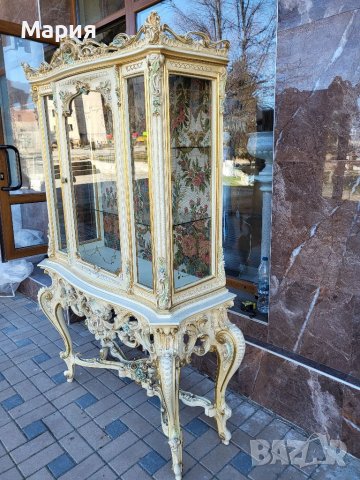 Италианска барокова витрина Silik 030, снимка 3 - Секции и витрини - 40133689