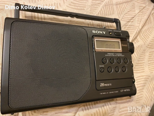 SONY ICF M760L Радио, Транзистор, като Ново!, снимка 7 - Ресийвъри, усилватели, смесителни пултове - 50667503