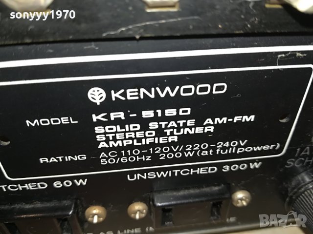 KENWOOD 1910221943, снимка 14 - Ресийвъри, усилватели, смесителни пултове - 38386238