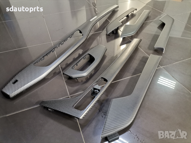 Нов OE Carbon Matt Audi A4 S4 RS4 8W A5 S5 RS5 F5 К-т Декоративни Лайсни 7 Части, снимка 9 - Части - 44512011