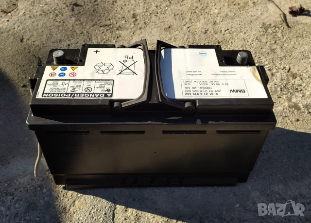 Акумулатор OEM BMW AGM 12V, 90Ah, 900А, снимка 3 - Аксесоари и консумативи - 52970844