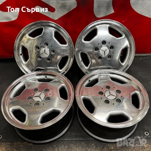 Ретро алуминиеви джанти за Мерцедес, Intra Monoblock, 15 цола, 5x112, снимка 4 - Гуми и джанти - 51030723