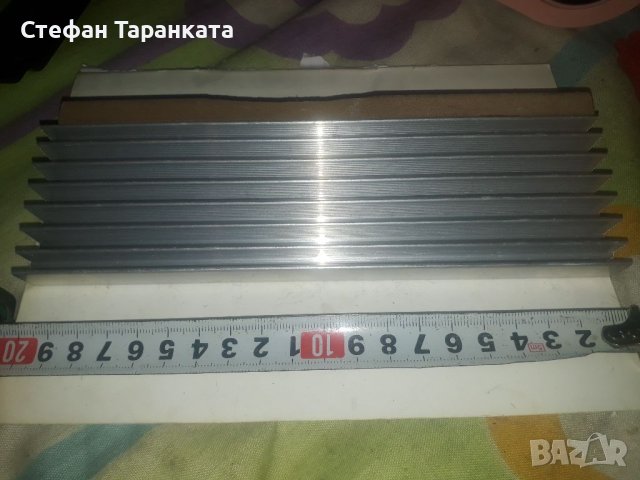 Алуминиев радиатор-охладител за аудио усилватели, снимка 2 - Други - 42899403