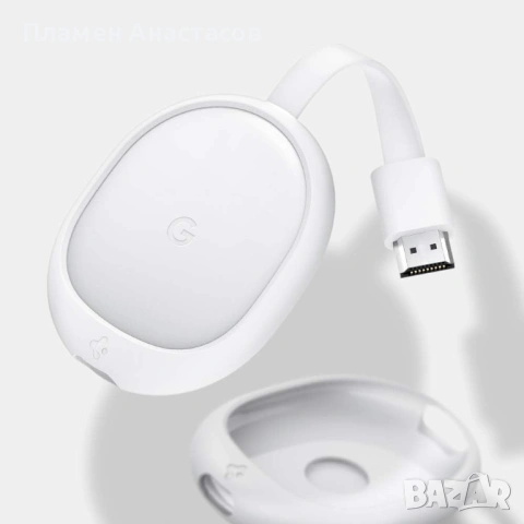 Spigen Silicone Fit кейс за Chromecast with Google TV (2020) – бял, снимка 2 - Калъфи, кейсове - 53281434