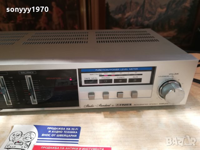 fisher ca-35 like new amplifier japan/sweden 2210201528, снимка 2 - Ресийвъри, усилватели, смесителни пултове - 30517102