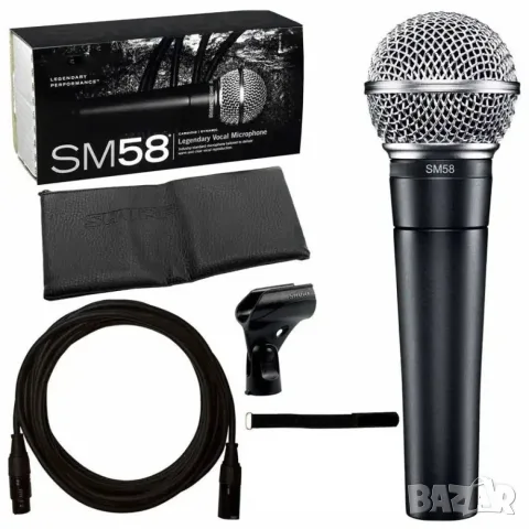 SHURE SM-58 ЖИЧЕН МИКРОФОН вокален