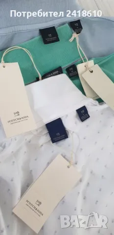 Scotch & Soda Pique Cotton  Mens Size M - L НОВО! ОРИГИНАЛ! Мъжки Тениски - 3 Броя!, снимка 2 - Тениски - 49664460