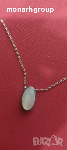 Сребърна верижка  с висулка, снимка 6 - Колиета, медальони, синджири - 49092922