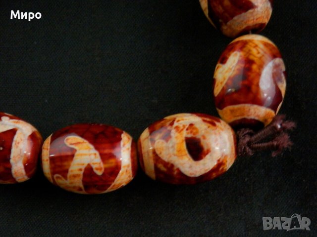 ''БЯЛА ТАРА" АХАТ ГРИВНА ДЗИ МЪНИСТА ЩАСТИЕ И ДОБЪР КЪСМЕТ , снимка 9 - Гривни - 42026209