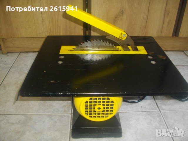 750W/ф200мм Профи Ел. Машина Рязане Плочи/Плочки Нова/ 500W-Немски Настолен Циркуляр HANNING-ф200мм, снимка 10 - Други инструменти - 40883044