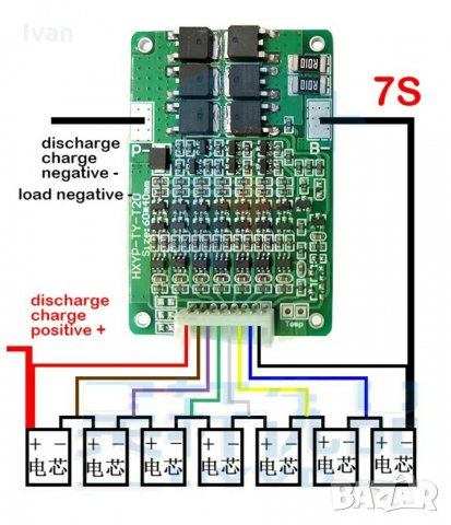 BMS 7S, БМС защитни платки, снимка 5 - Друга електроника - 30330068