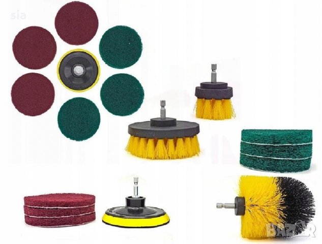 Комплект четки и филцове за почистване - 10 бр. , снимка 3 - Аксесоари и консумативи - 34378252