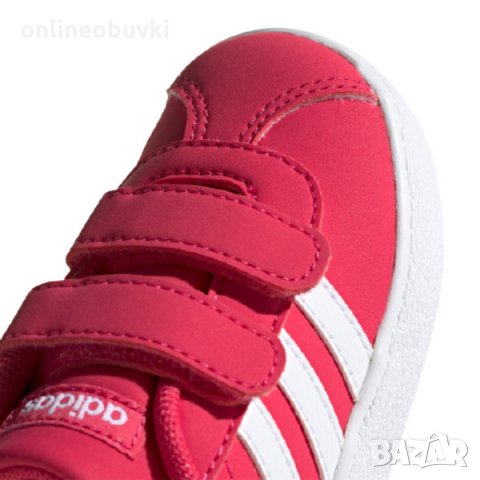 НАМАЛЕНИЕ!!!Бебешки спортни обувки ADIDAS VL COURT Розово №22, снимка 9 - Детски маратонки - 31579427