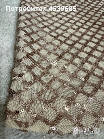 Бляскава мини рокля с пайети PrettyLittleThing, снимка 5 - Рокли - 54176040