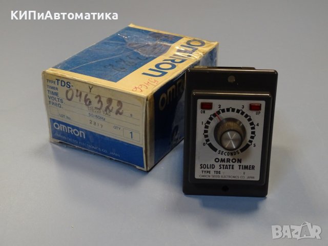 реле време Omron TDSY-44A149E solid state timer 0-5 sec, снимка 1 - Резервни части за машини - 42539616