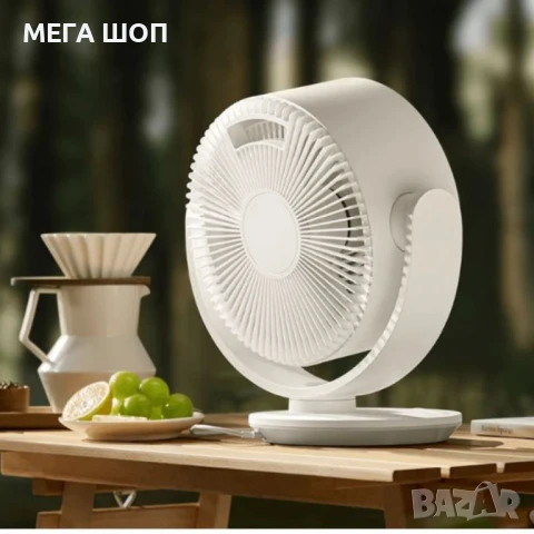 Настолен вентилатор Diplomat DFX-636, 8", 50W, 3D циркулация, 3 скорости, механично управление, снимка 2 - Вентилатори - 50563231