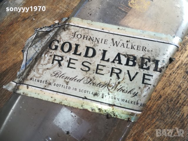 GOLD OLD-JOHNNIE WALKER-ЗЛАТНО ДЖОНИ-СТАРО ШИШЕ ОТ УИСКИ 2212211620, снимка 2 - Колекции - 35219951