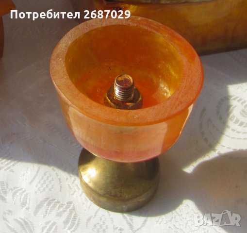 Кутии  кутия каталин, цвят кехлибар и свещник, снимка 18 - Други ценни предмети - 32156986