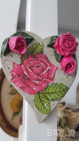 Комплект " Романтични магнитчета ", снимка 2 - Декорация за дома - 31660688