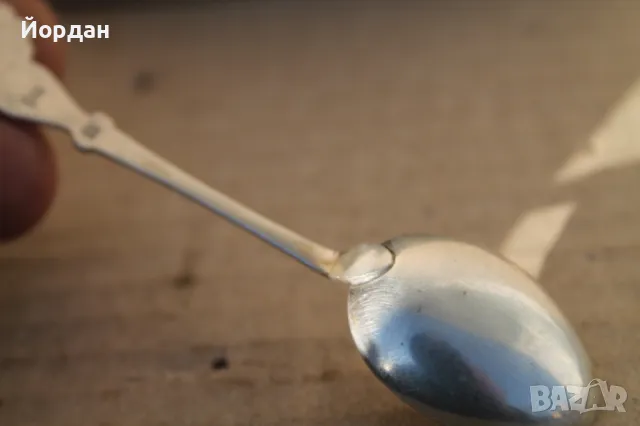 Сребърна лъжица , снимка 4 - Други ценни предмети - 49596127