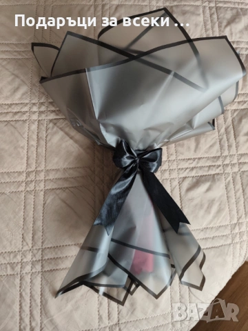 Букет от вечни рози - сатен , снимка 3 - Други - 53249019