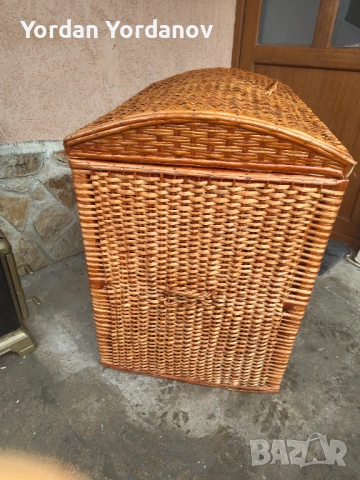 Плетен сандък , снимка 3 - Антикварни и старинни предмети - 53247207