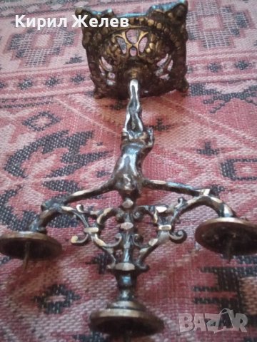 Свещник стар бронзов 37291, снимка 12 - Колекции - 40323359