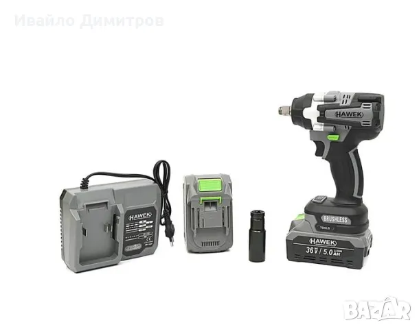 Гайковерт акумулаторен 36v , HW-3006, снимка 1