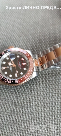 Мъжки луксозен часовник Rolex GMT-Master II Oyster, 40 mm, Oystersteel and Everose gold , снимка 3 - Мъжки - 52874934