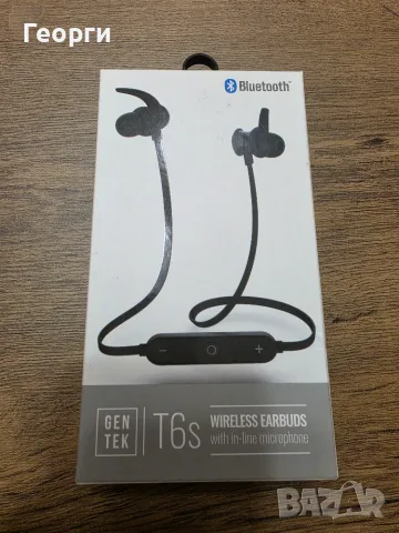 Нови Блутуут слушалки  GENTEK T6s