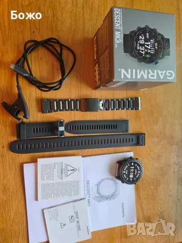 Използван водолазен смарт часовник Garmin Descent Mk3i 51 mm Titanium (модел 010-02752-14)
