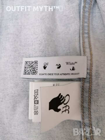 OFF-WHITE ОРИГИНАЛНО ДЪНКЕНО УНИСЕКС ЯКЕ , снимка 3 - Якета - 42749113