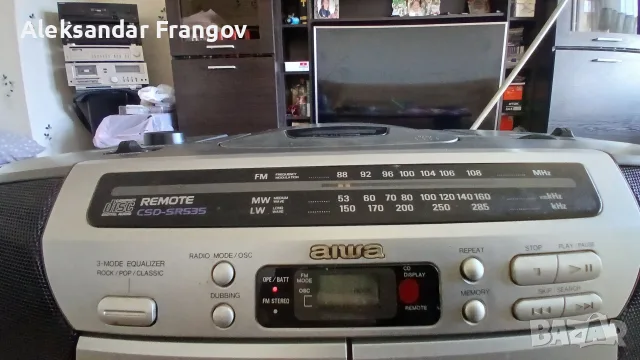 AIWA CSD - SR535 радиокасетофон СD , снимка 2 - Радиокасетофони, транзистори - 56126347
