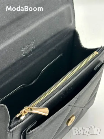 Pinko дамска черна чанта , снимка 5 - Чанти - 48428004