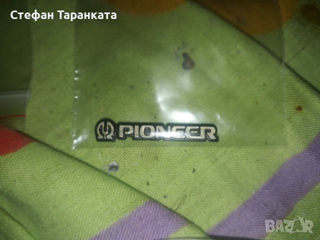 Pioneer-Табелка за тонколона, снимка 1 - Тонколони - 42706562